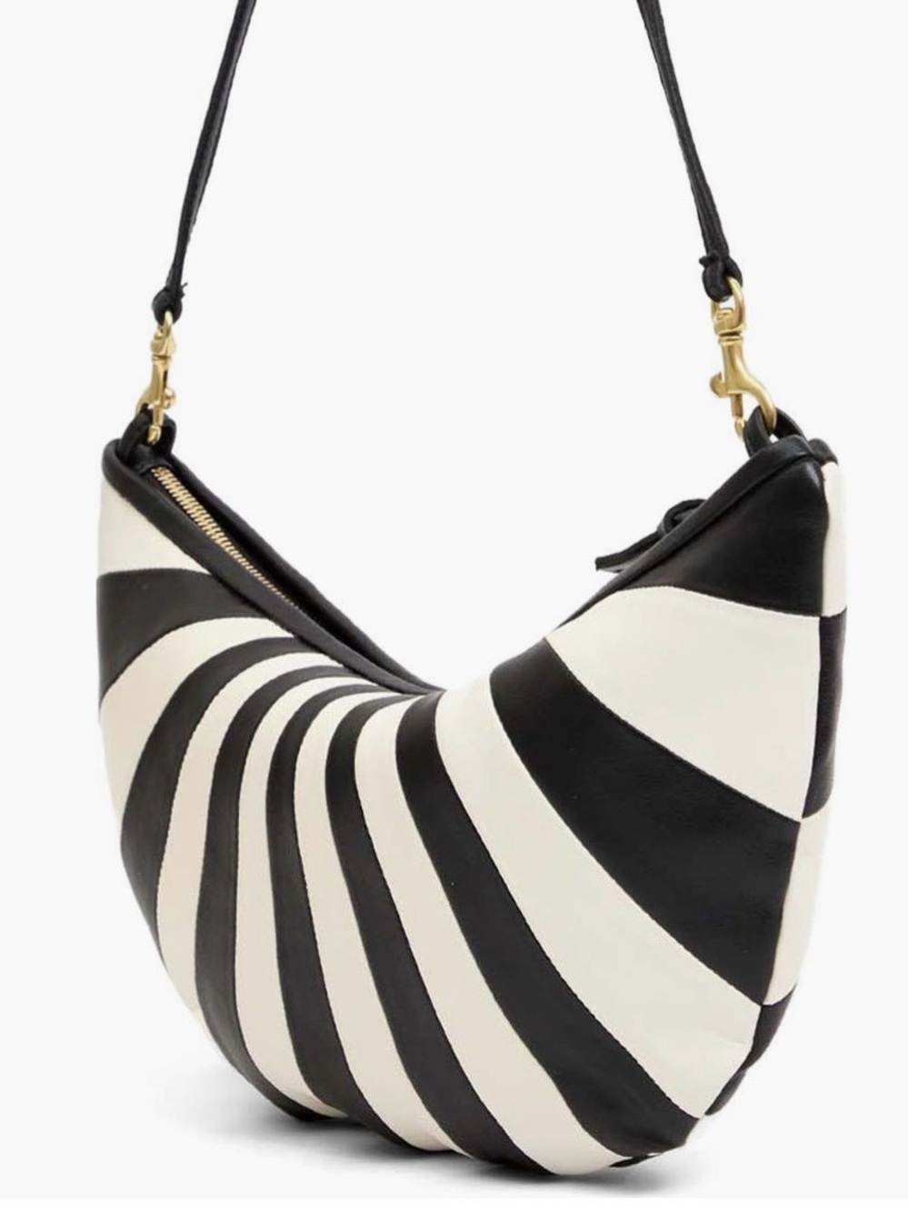 CLARE V. Lune Leather Chic Shoulder Bag - Picture 5 of 13